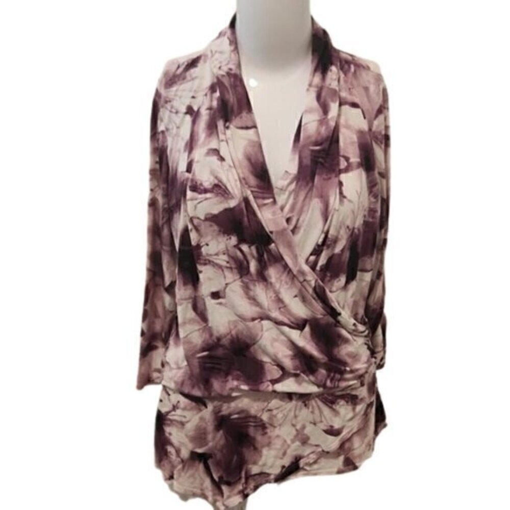 [Jennifer Lopez] 3/4 Sleeve V-neck - Size S